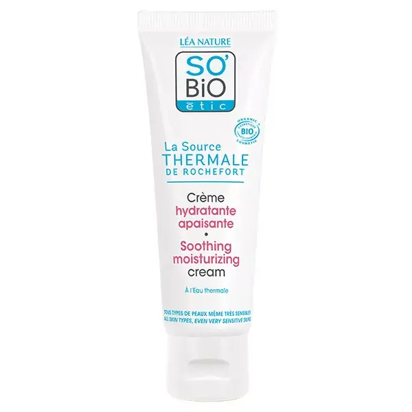 Creme Hidratante Orgânico Suavizante Água Termal Rochefort So'Bio Étic 50ml