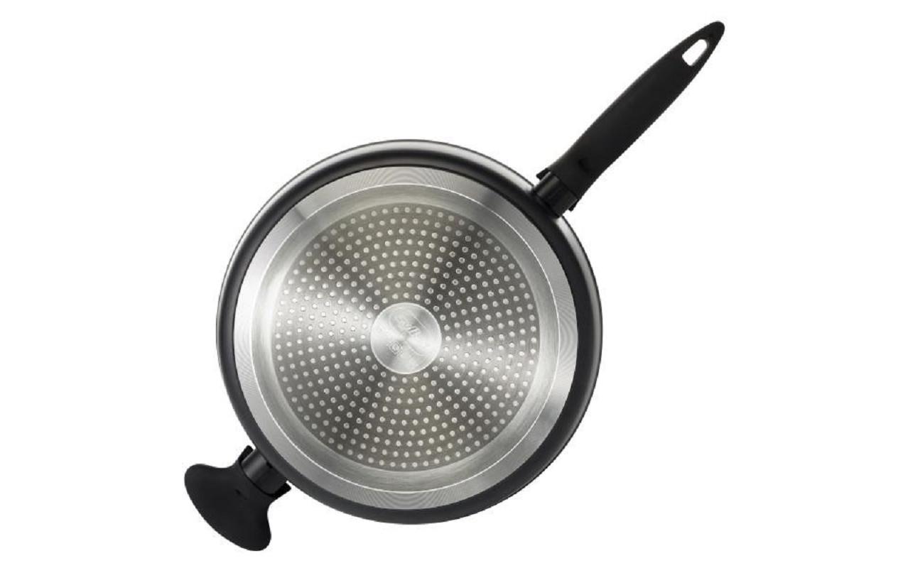 Bratpfanne Cook Antihaft mit Glasdeckel 28 cmAluminium Bratpfanne mit Glasdeckel