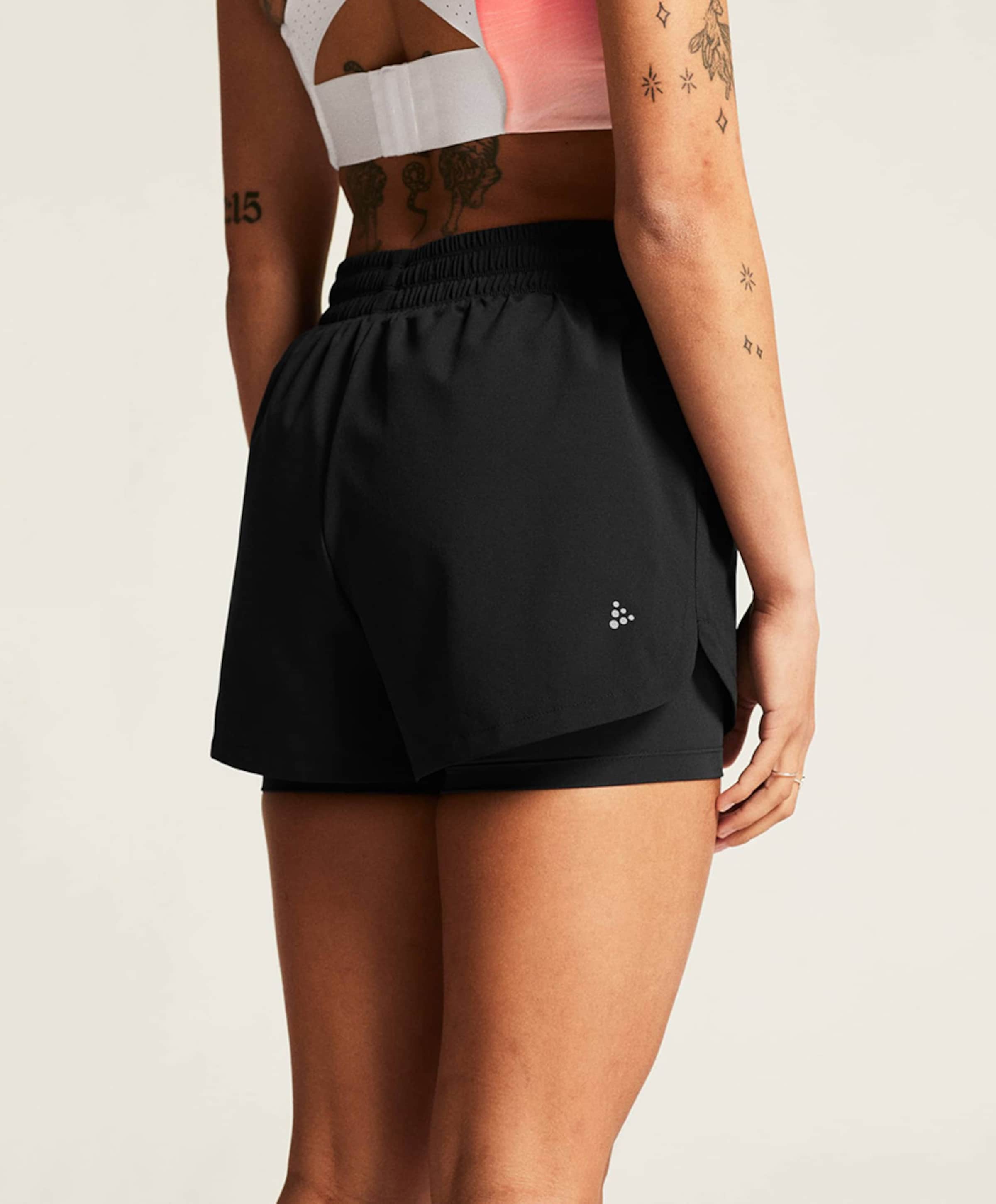 Craft ADV Essence 2-in-1 Shorts 2 W zwart