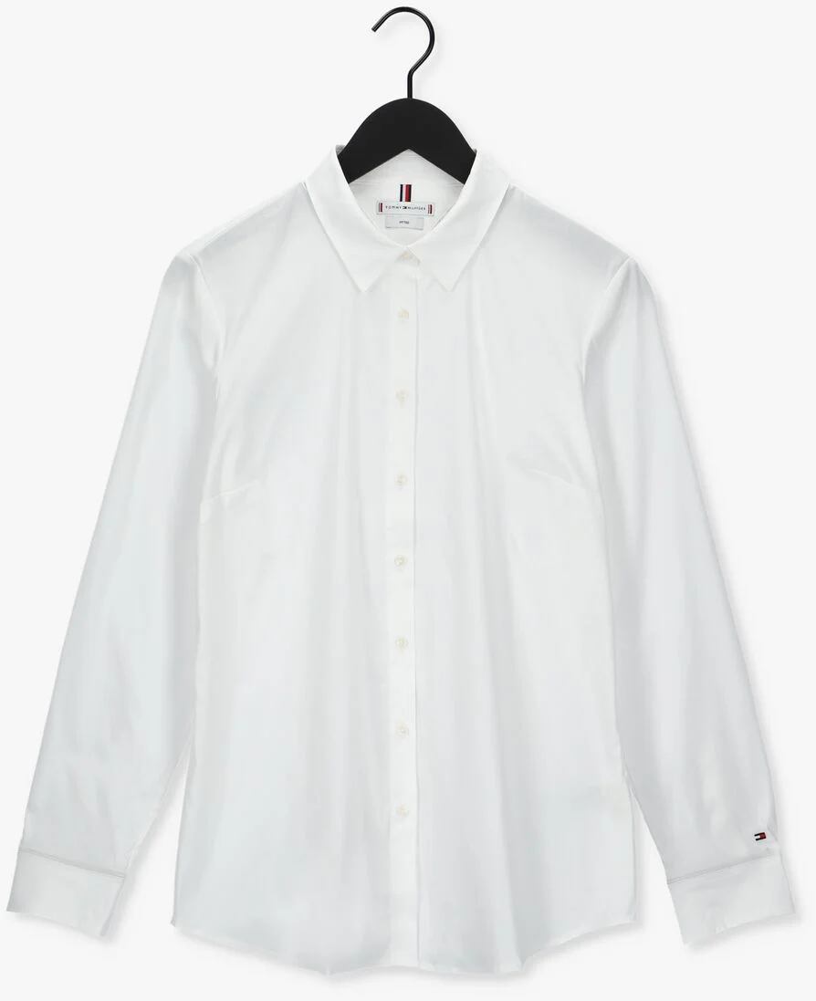 TOMMY HILFIGER witte tommy hilfiger blouse heritage slim fit shirt
