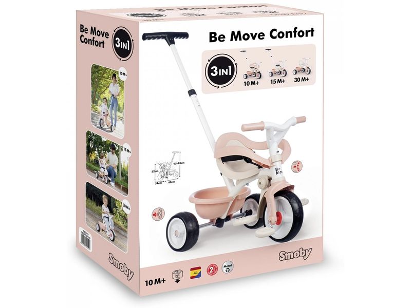 Smoby Dreirad Be Move Komfort Rosa Babyrad