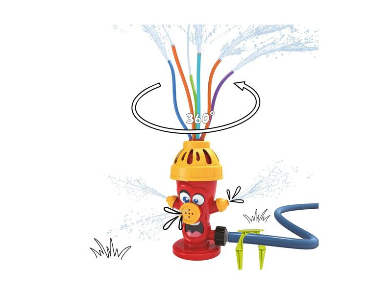 alldoro Wassersprinkler Hydrant Wassersprinkler für Kinder im Hydranten-Design mit dem Anschluss für Gartenschlauch