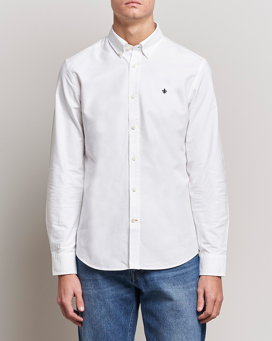 Morris Douglas Oxford Shirt White