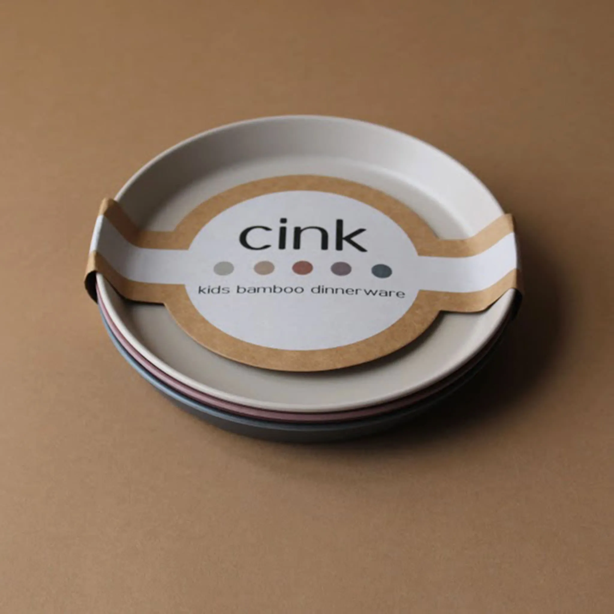 Cink Assiette en Bambou Paquet de 3 - FogBeetOcéan