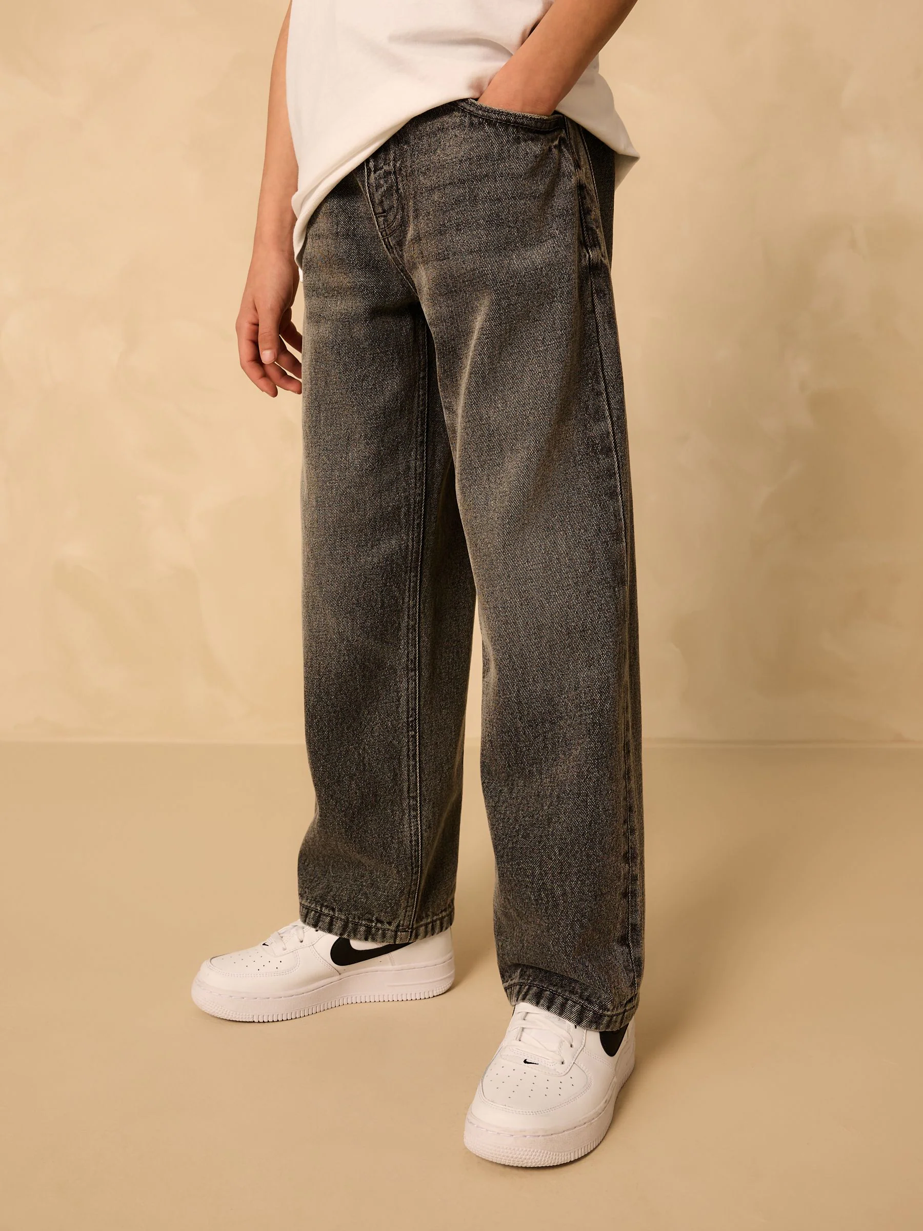 Donkergrijs - Authentieke jeans (3-16jr)