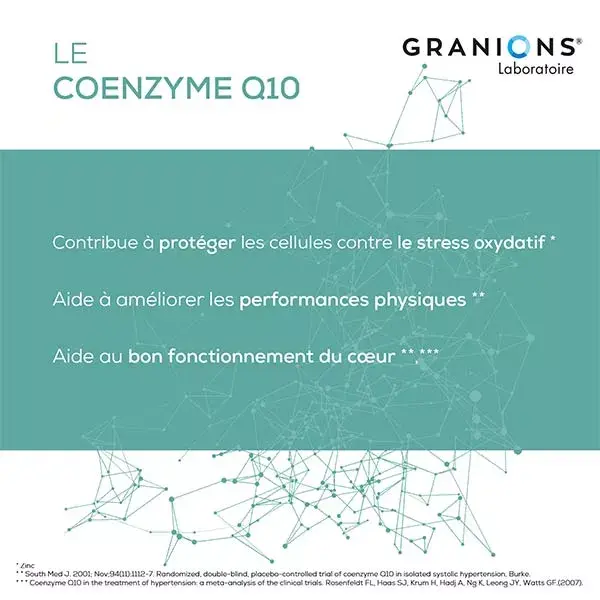 Granions Coenzima Q10 120mg 30 cápsulas
