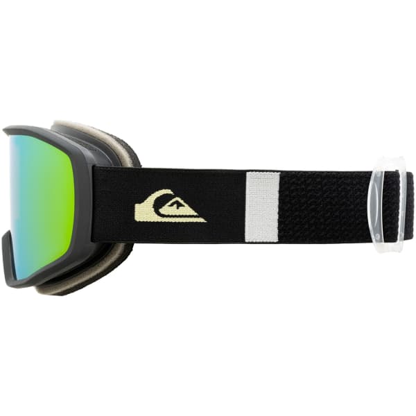 Masque de ski QUIKSILVER HARPER BLACK CELERY/GREEN ML S3
