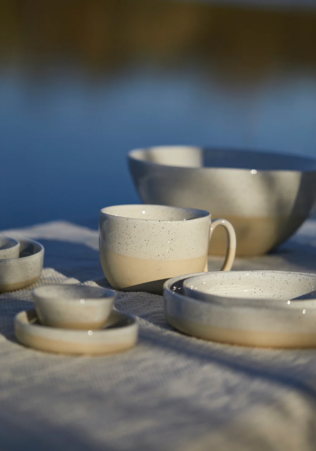 Onomao Grosse Tasse Traditionell Sand Dipped