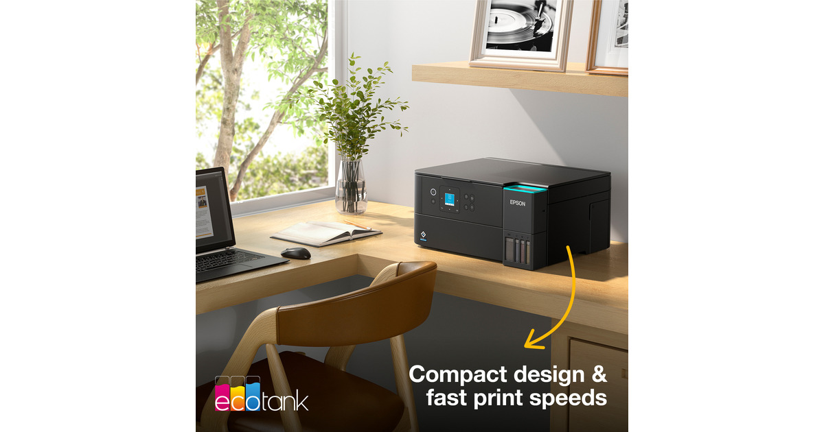 EpsonEcoTank ET-2950 all-in-one inkjetprinter  (Zwart, Scannen, Kopiëren, wifi, inclusief tot 3 jaar inkt)