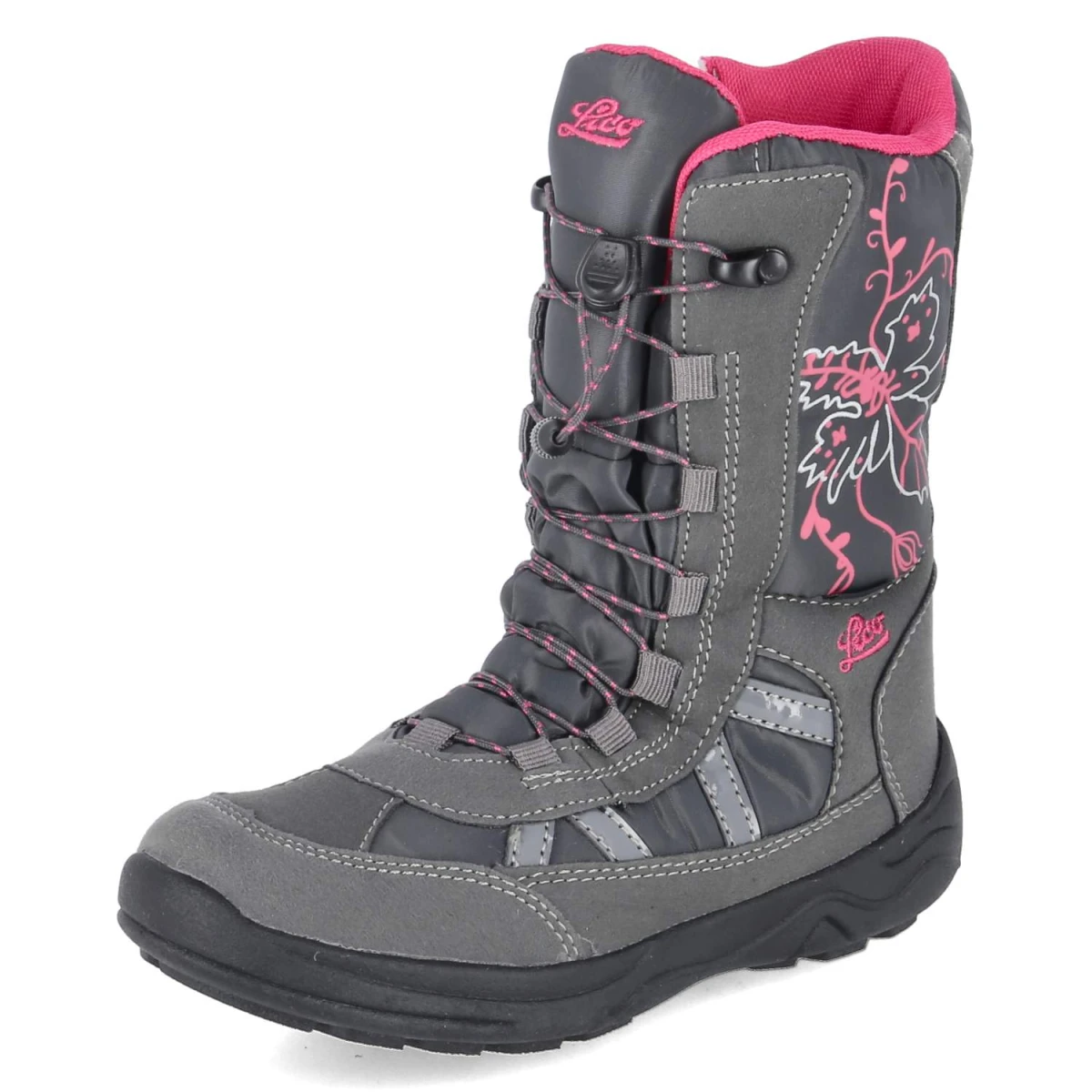 LicoWinterboot ALDINA - grau/pink