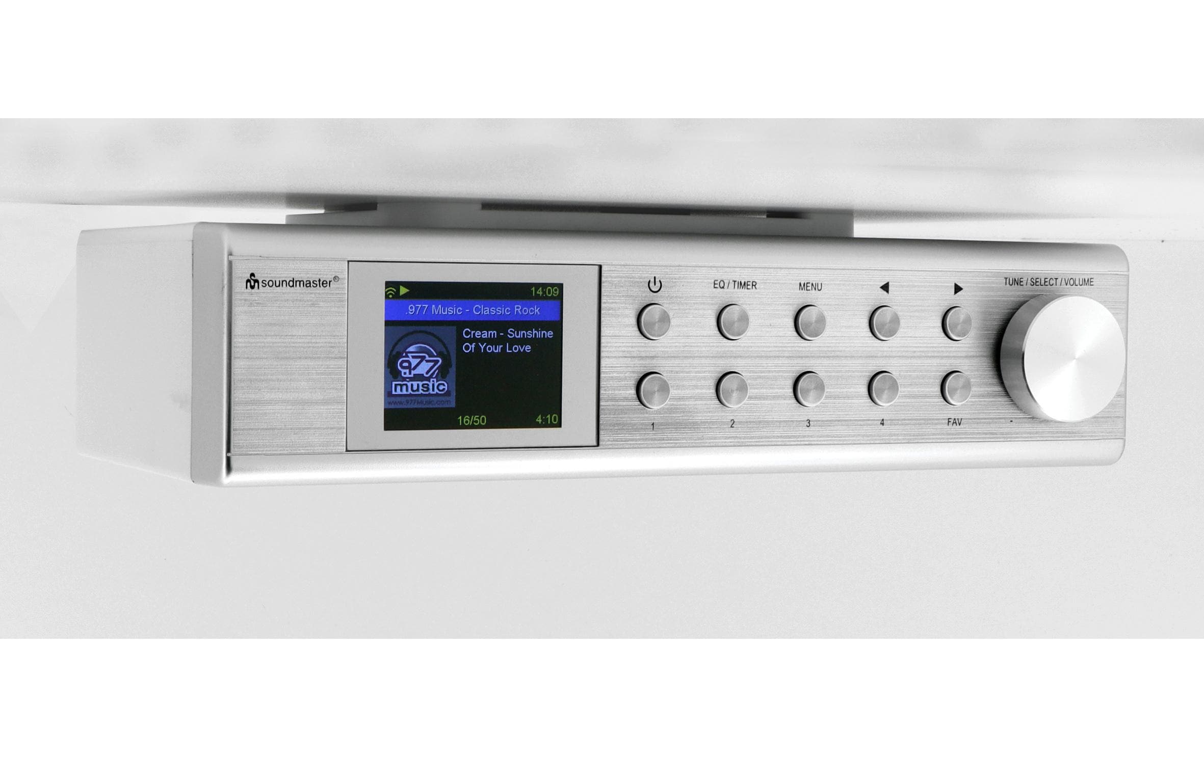 Küchenradio IR1500SI Silber<br>Internet/DAB+ Küchenunterbauradio mit Bluetooth