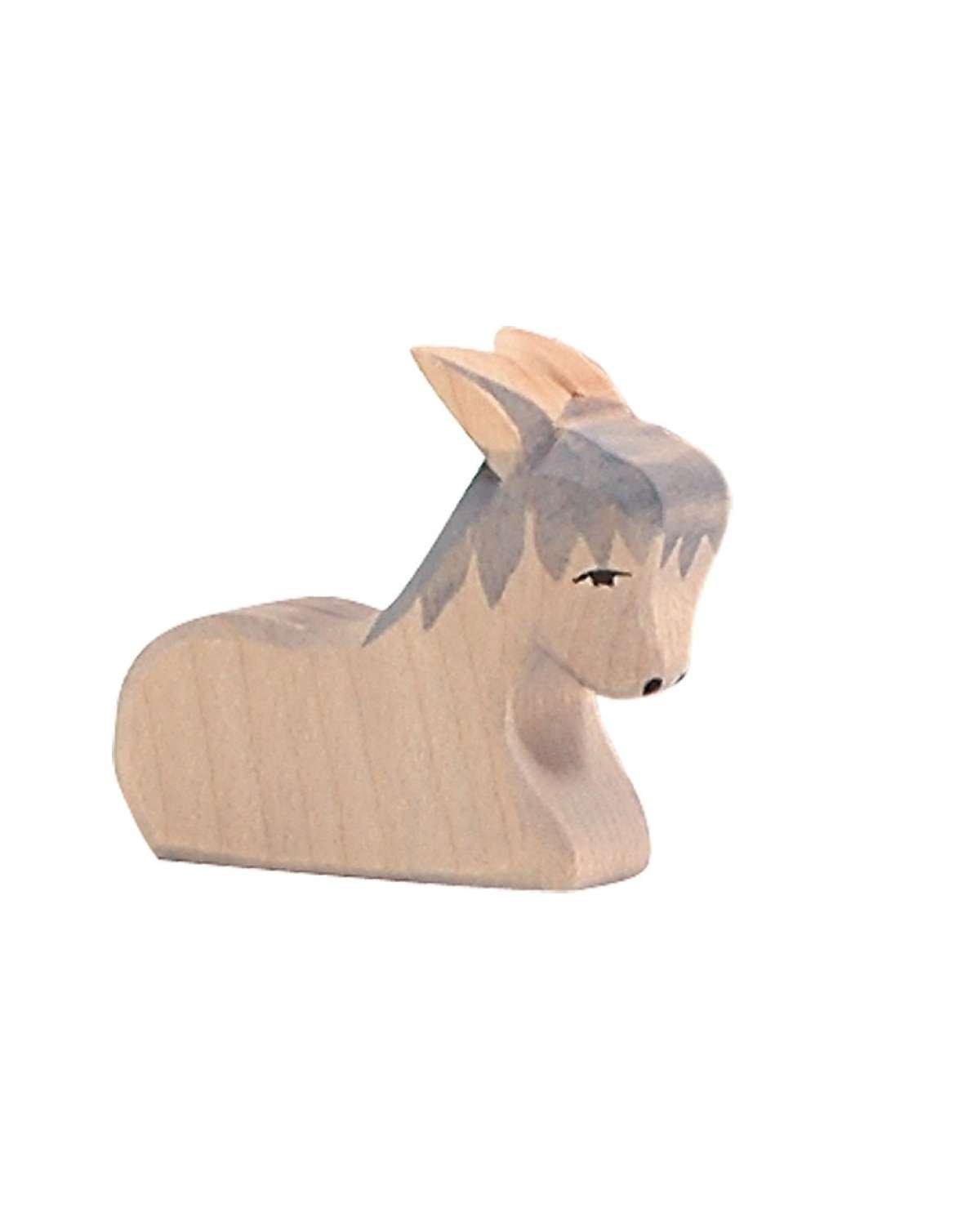 Esel – Håndlaget Trefigur | Julekrybbe Figur