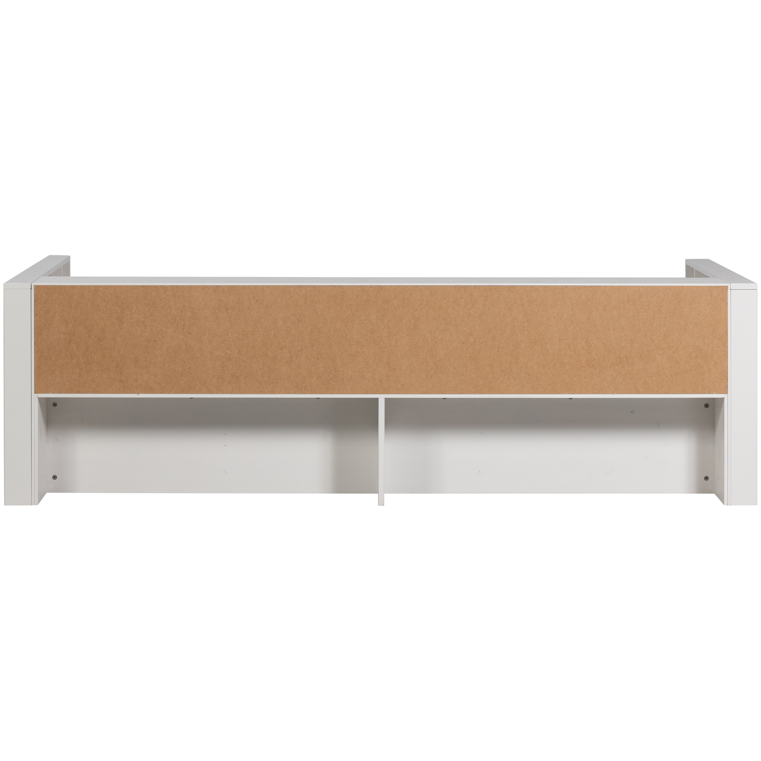 WOOOD Carter Bedbank - Grenenhout - Wit - 90x200