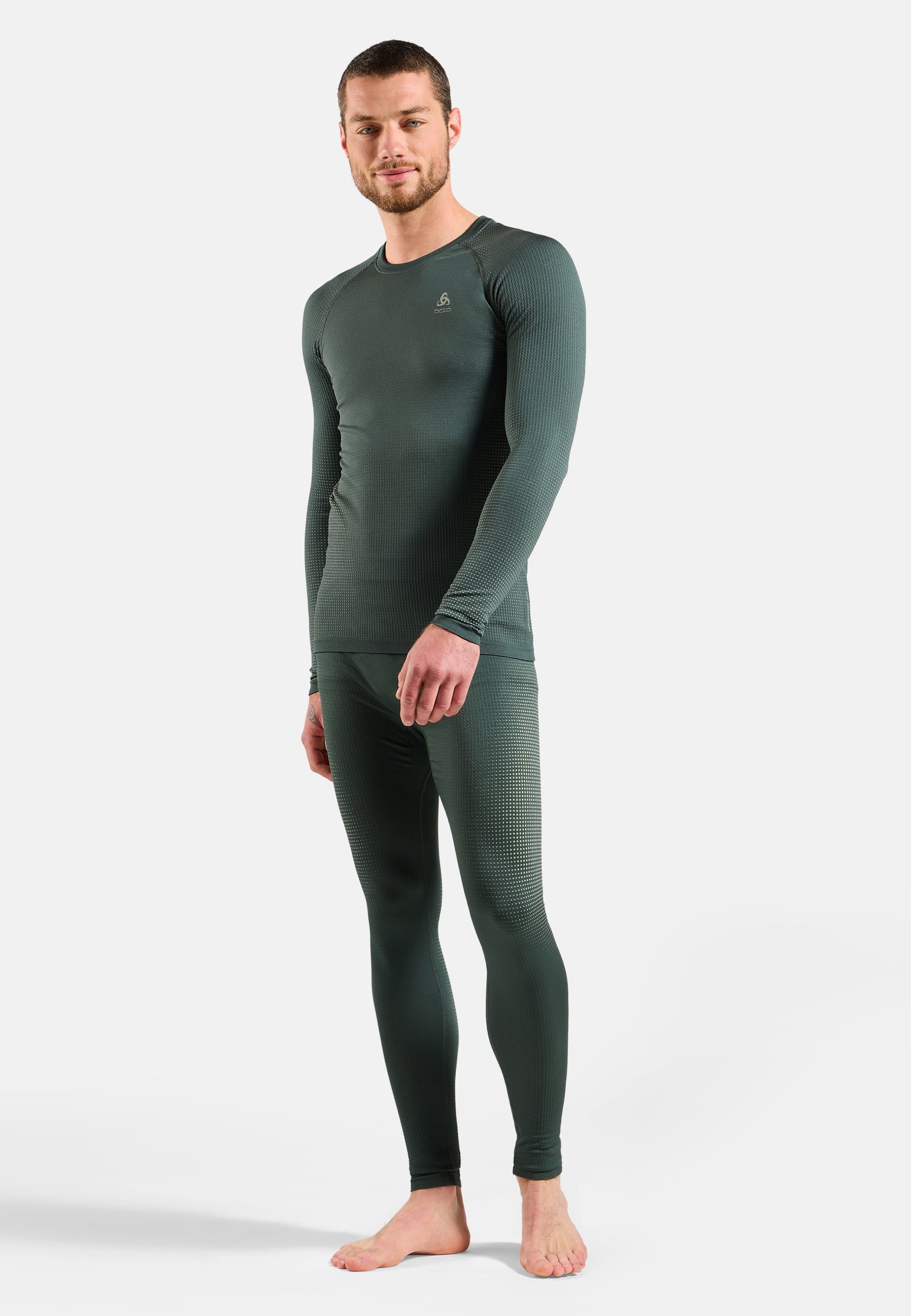 Performance Warm Base Layer Tights in urban chic