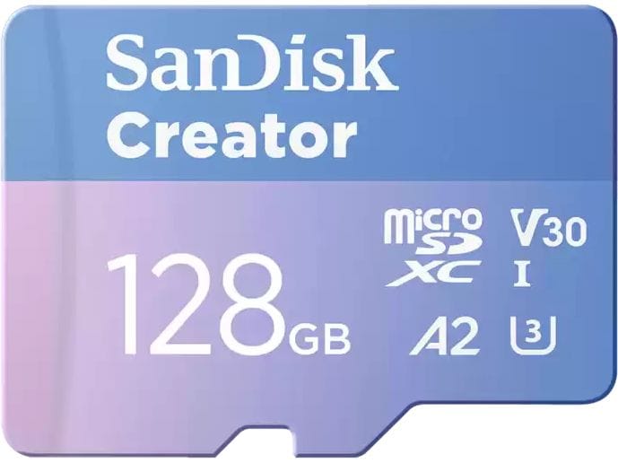 SanDisk microSDXC-Karte Creator UHS-I 128 GB Professionelle microSD UHS-I-Speicherkarte