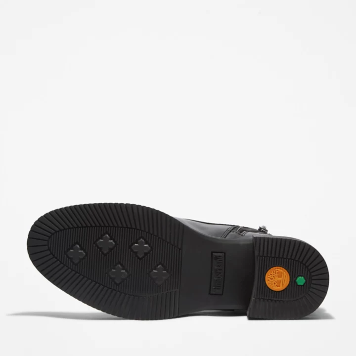 Bota feminina Dalston Vibe de 6 polegadas na cor preta.