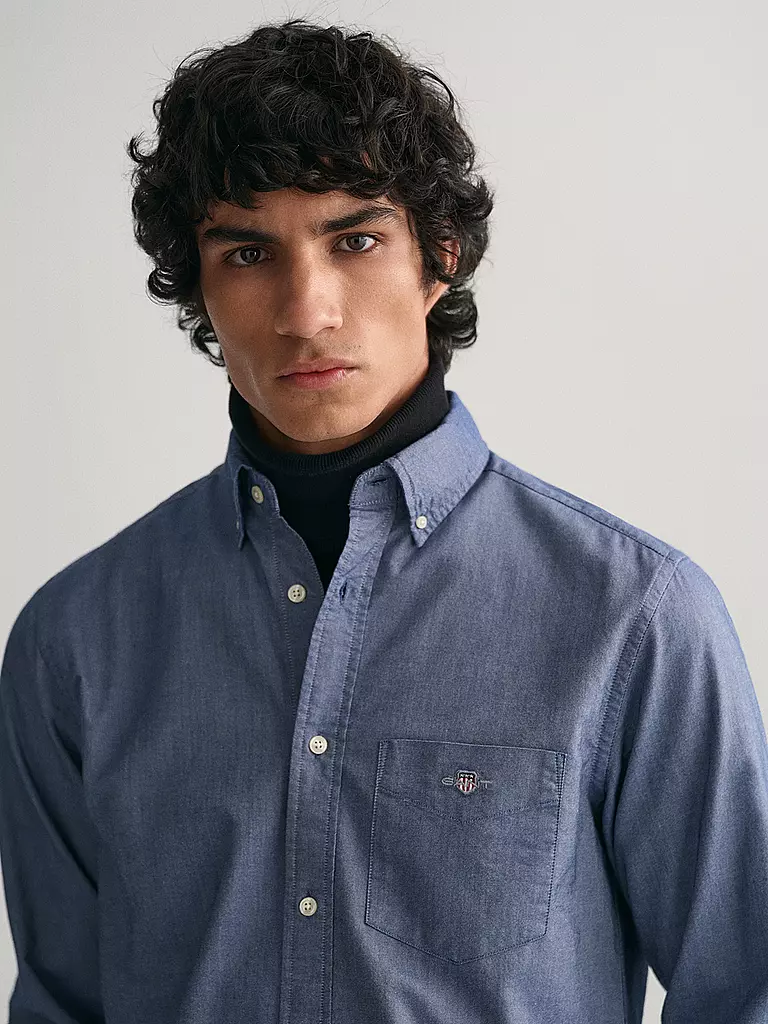 GANT Hemd Regular Fit  blau