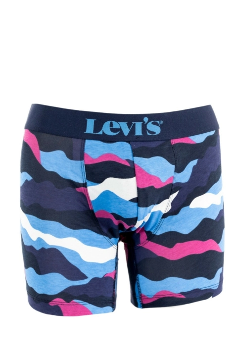 calecons et slips levi's® calm camouflage boxer brief 2p 001 blue / pink
