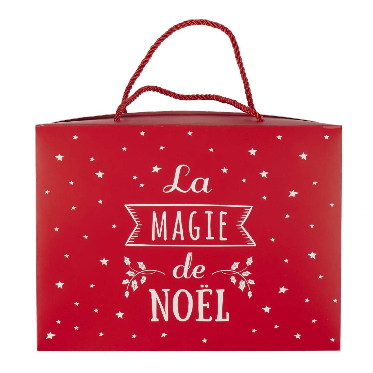 BOITE CADEAU PLIABLE NOEL 27X13X20CM