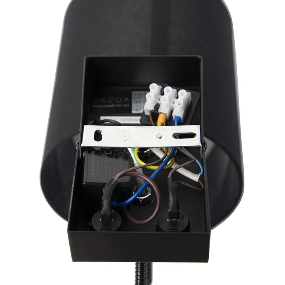 Qazqa wandlampen stacca zwart e27
