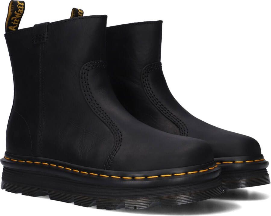 Dr. Martens ZebZag Rigger leren enkelboots Black Wyoming
