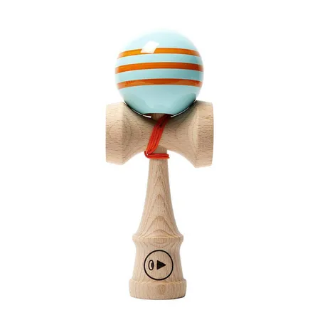 Kendama Play Pro II Triple Stripes Orange Clock