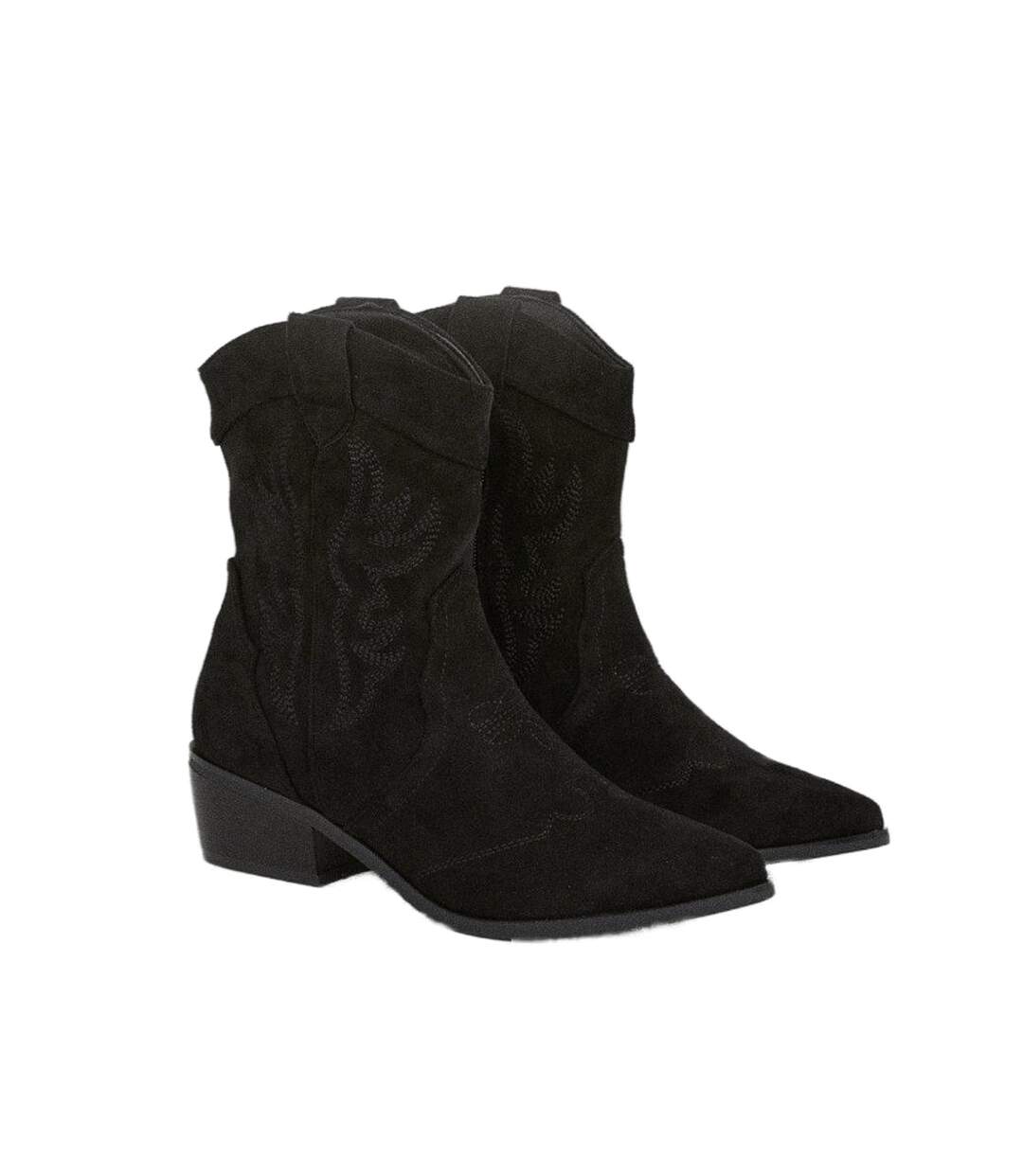 Dorothy Perkins - Botte de Cowboy ANITA - Femme (Noir) - UTDP1481