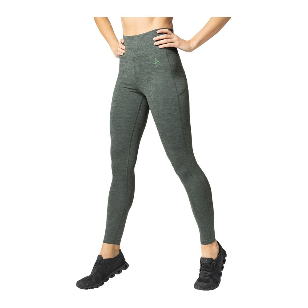 Odlo ACTIVE 365 MELANGE - Collant Femme camping green melange