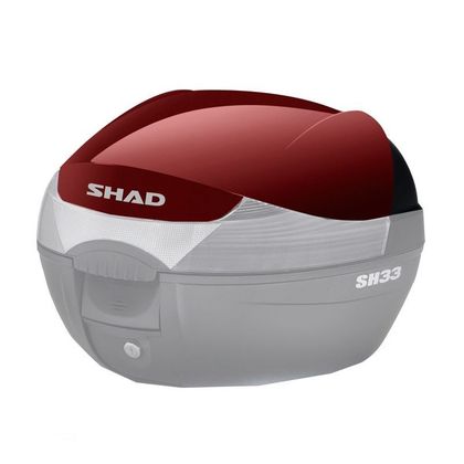 Couvercle Top case Shad ROUGE pour Top case SH 33 Universel