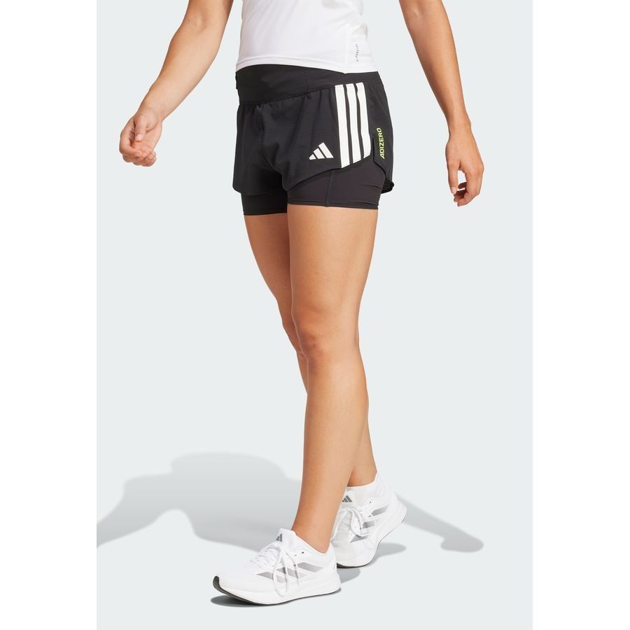 Adidas Short poche gel 2 en 1 Adizero Running