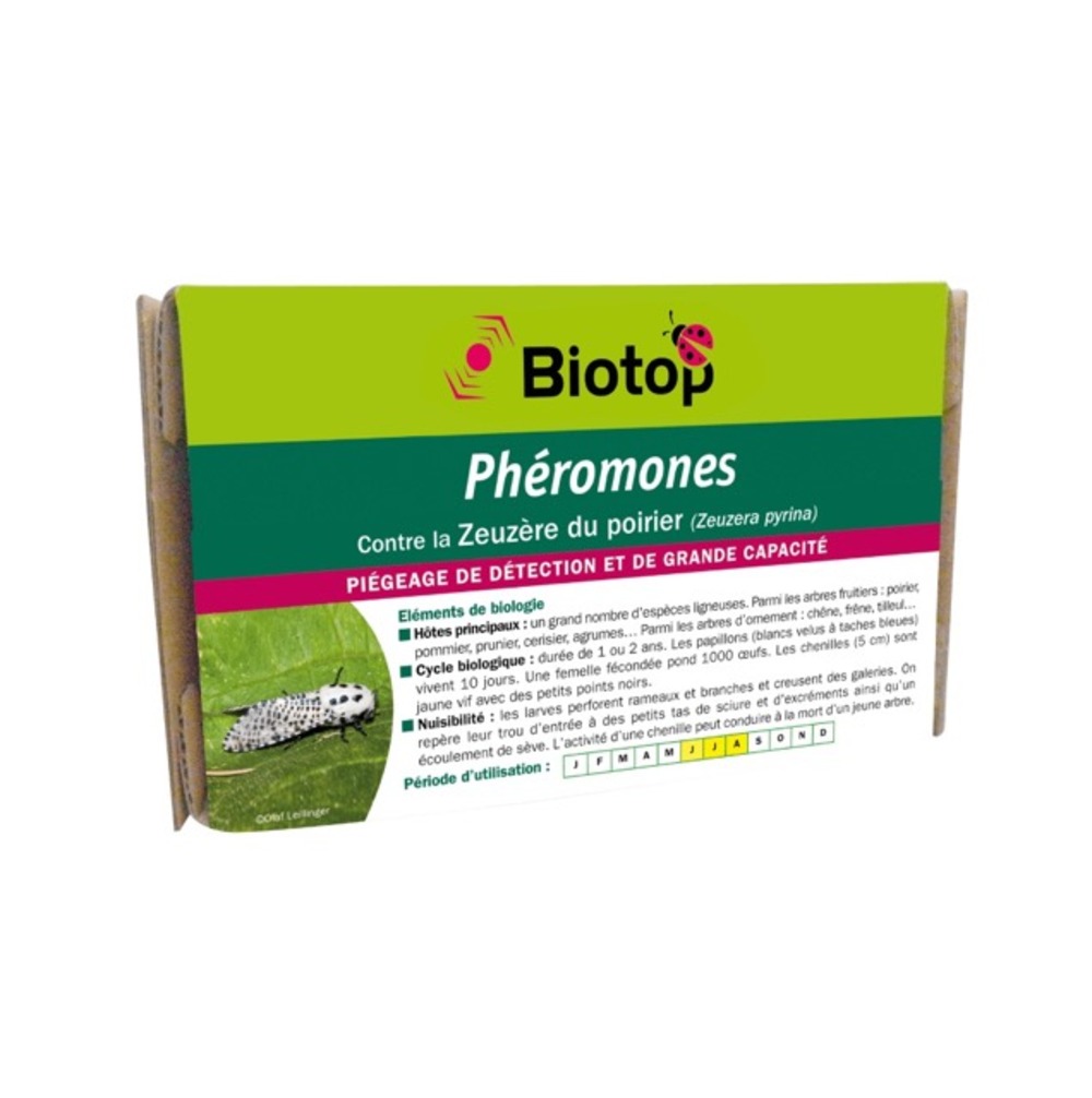 Phéromone zeuzère du poirier (2 capsules)