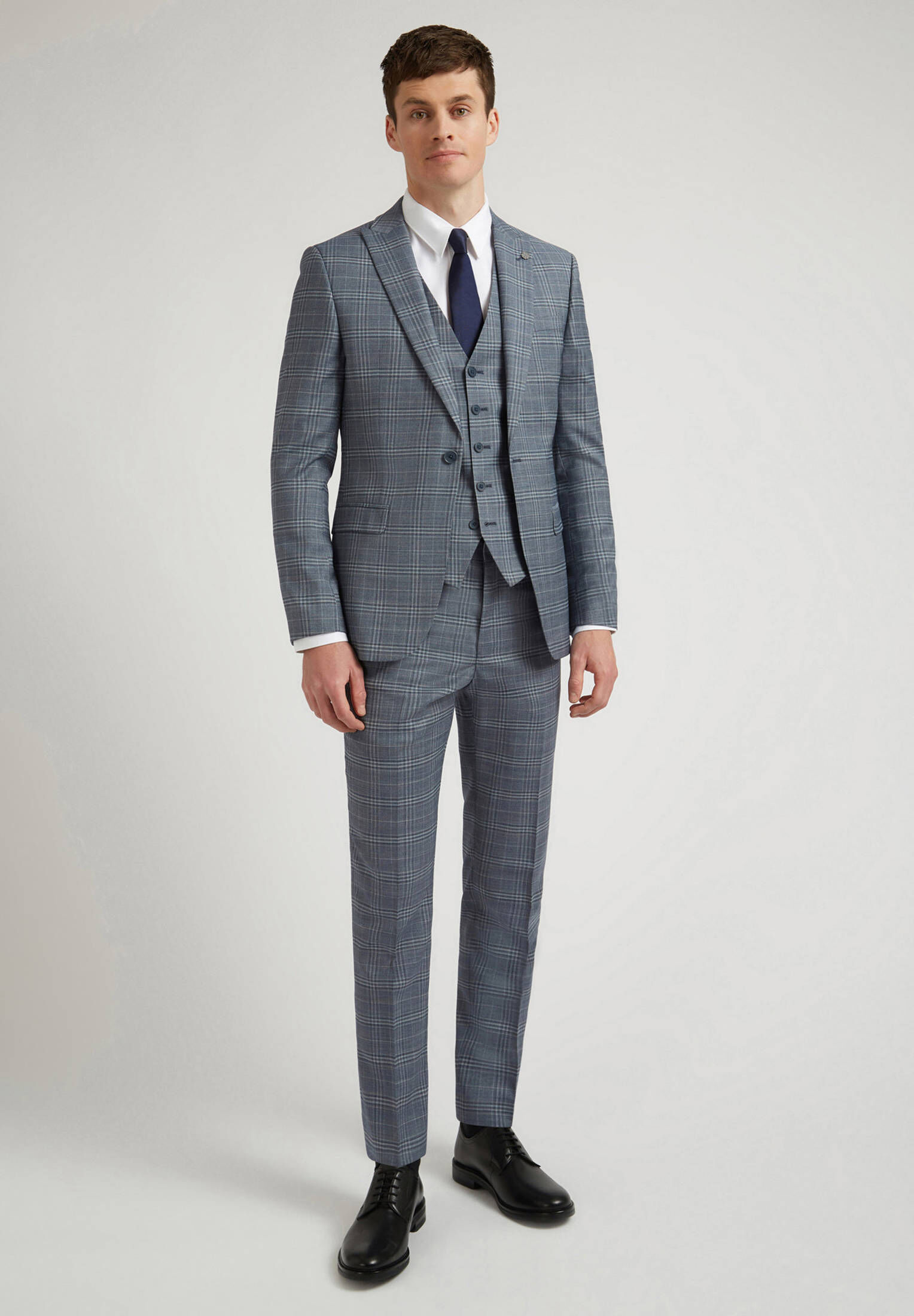 Ted Baker| Herren Jacke Dusty Blue Check