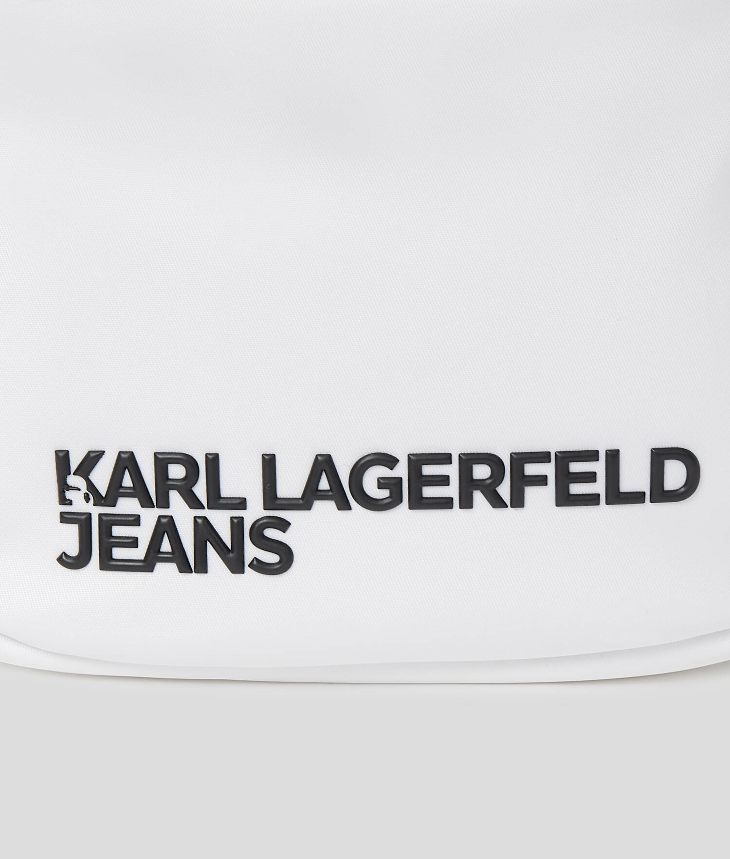 SAC BANDOULIÈRE EN NYLON AVEC LOGO KLJ - Blanc