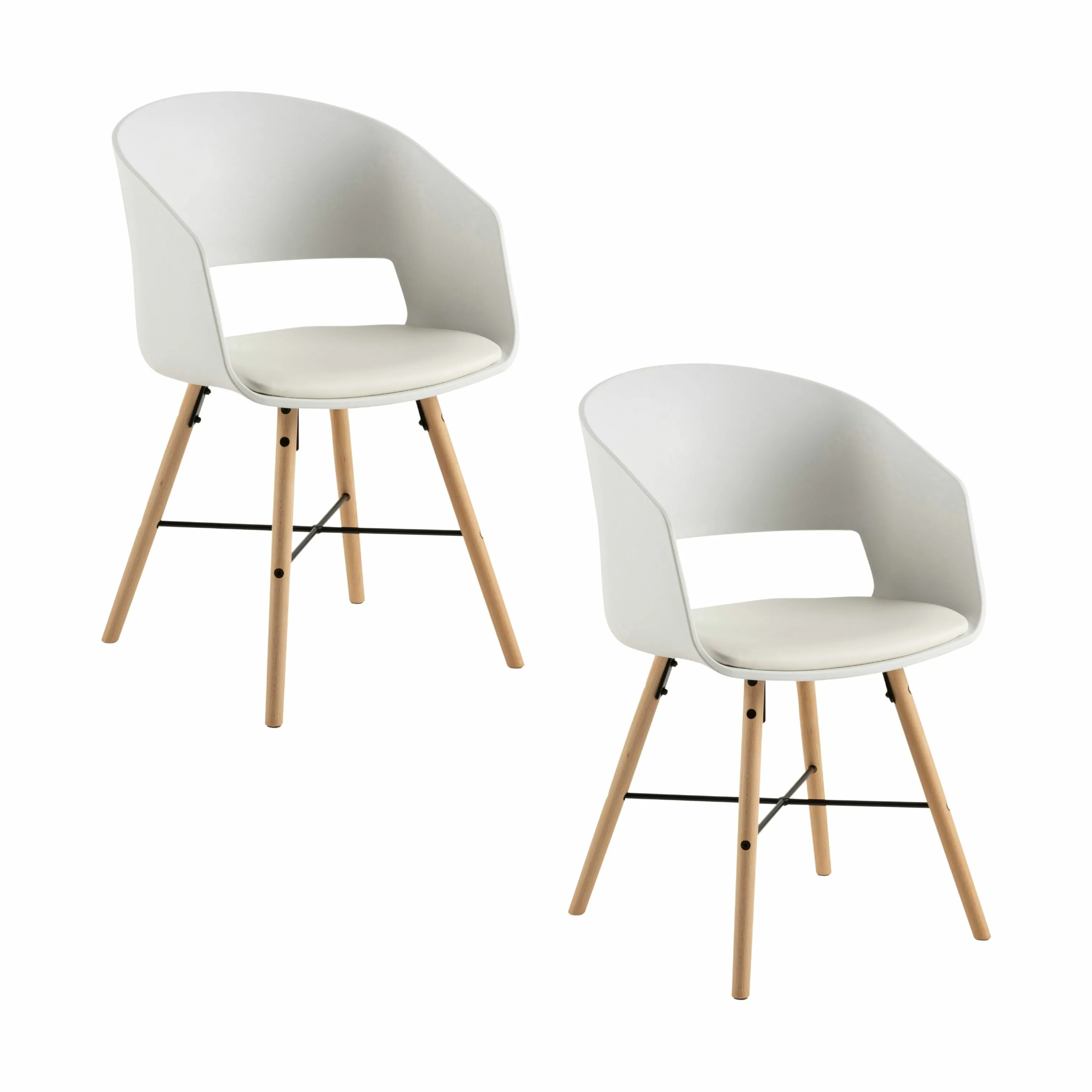 CASA Living Luna Spisebordsstol - 2 stk.