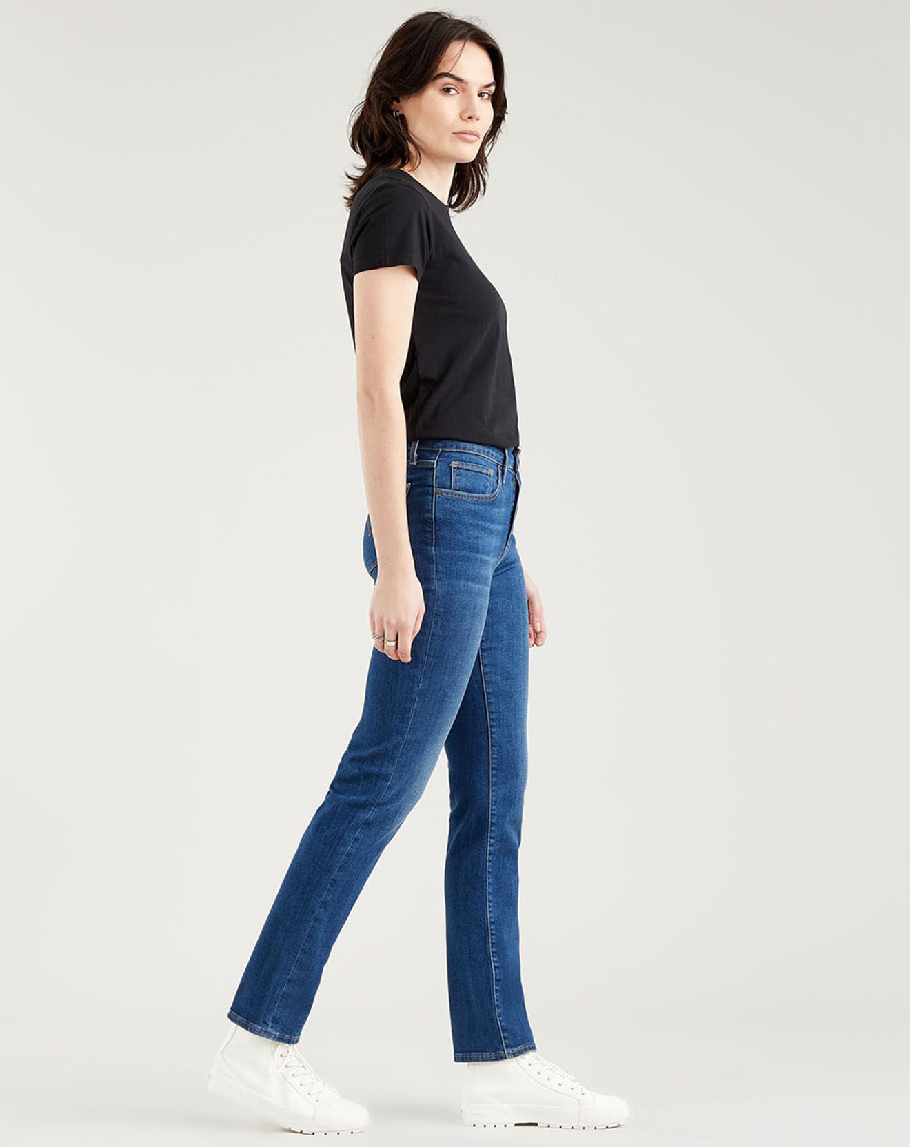 Levi's® Jean 724 High Rise Slim bleu moyen