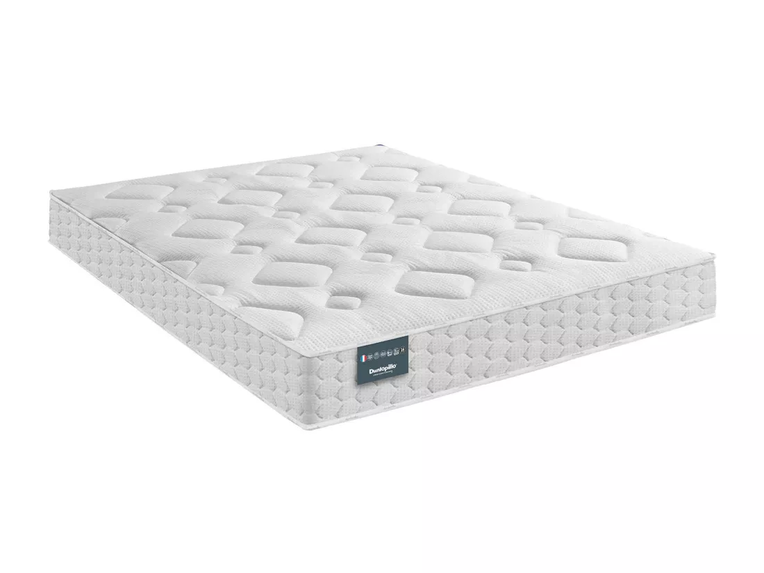 Matelas Dunlopillo couchage latex Aérial® ferme 24cm LILAS 140x190
