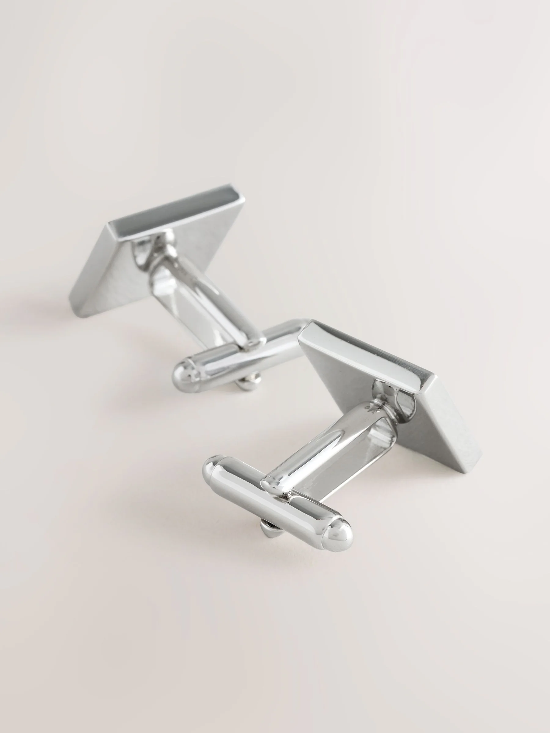 Zilver/zwart - Monogram Cufflinks