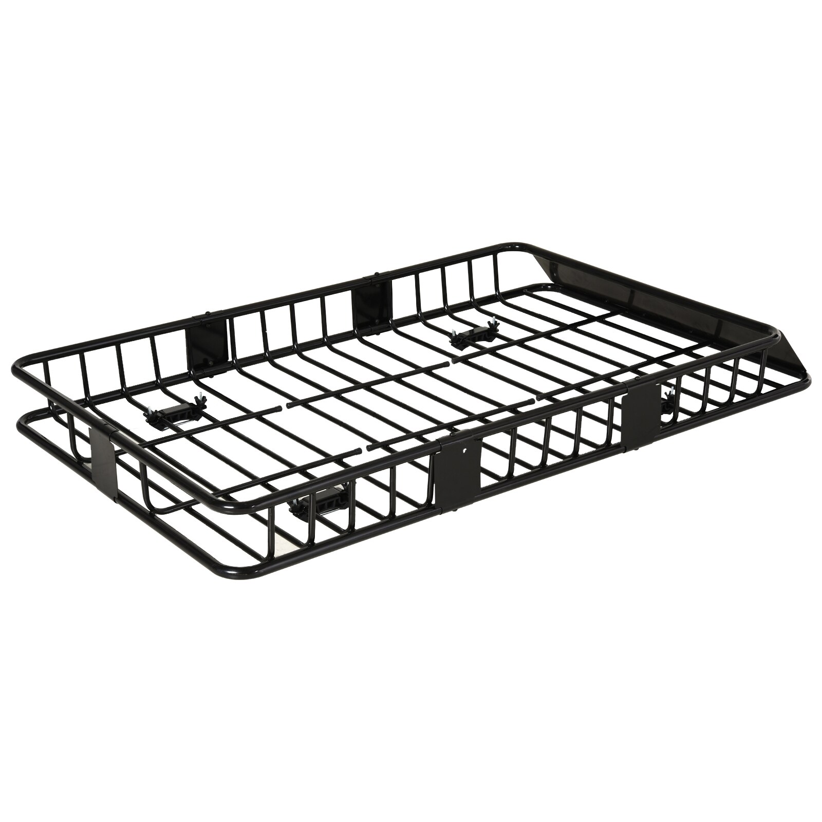 HOMCOM Dachgepäckträger fürs Auto schwarz 99 x 62 x 16 cm (LxBxH)