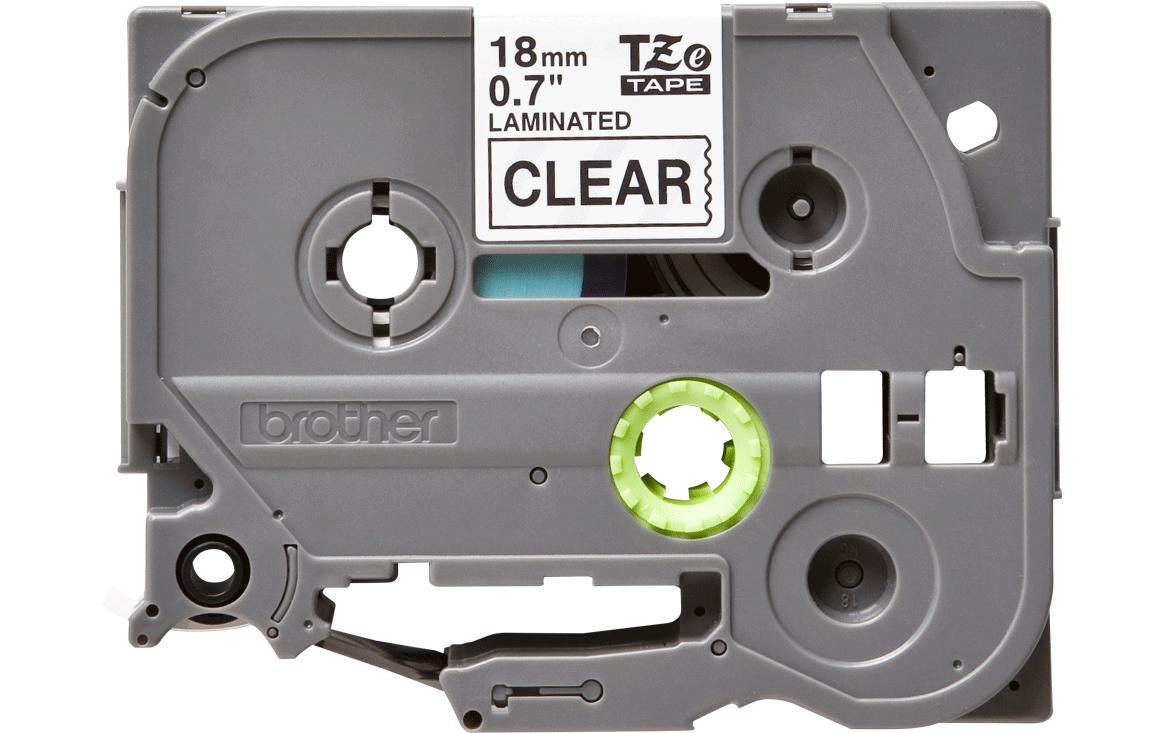 Beschriftungsband TZe-141 Schwarz auf Transparent18 mm-Beschriftungsband für Etikettendrucker