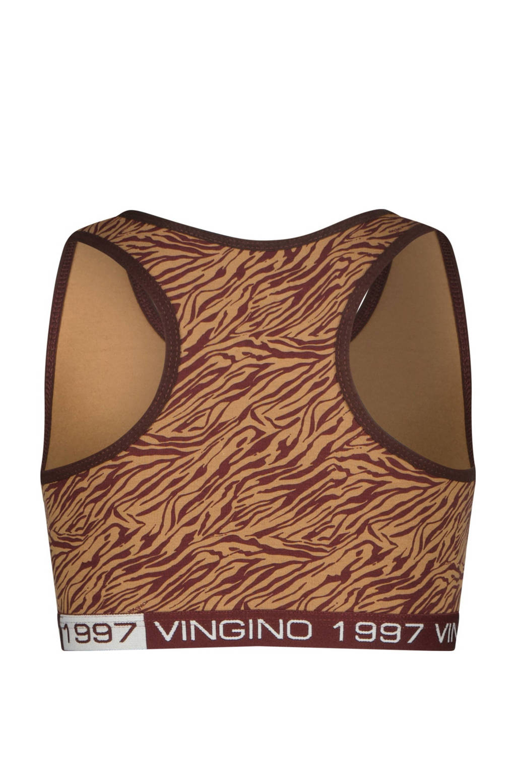 bh top - set van 2 Racer bruin/lichtbruin