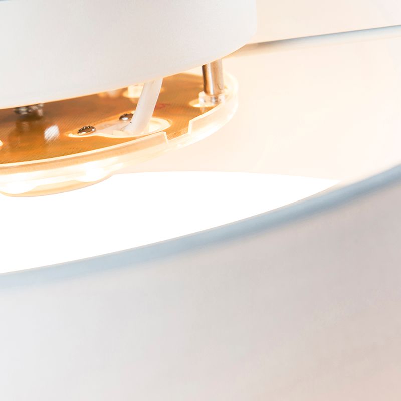Plafondlamp wit 30 cm incl. LED - Drum LED