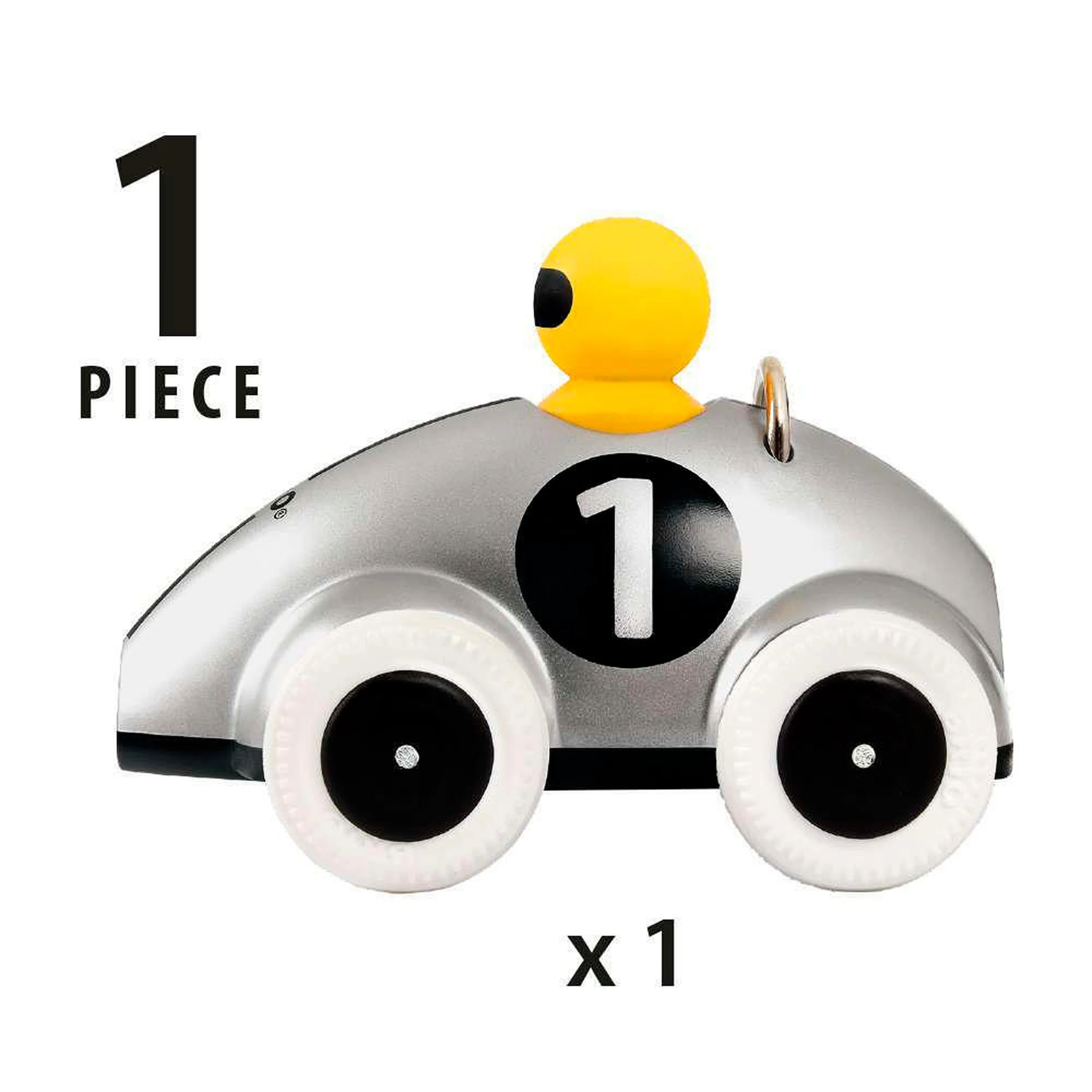 BRIO Push & Go Rennwagen Silber Edition