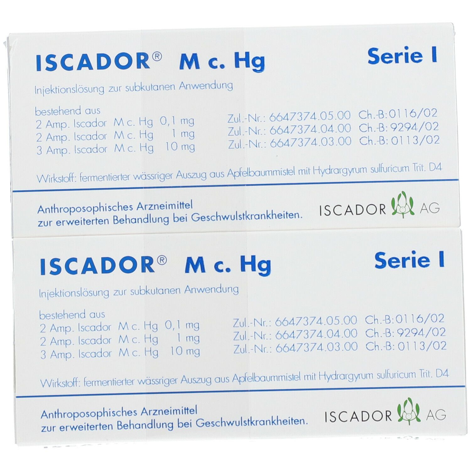 ISCADOR® M c. Hg Serie I