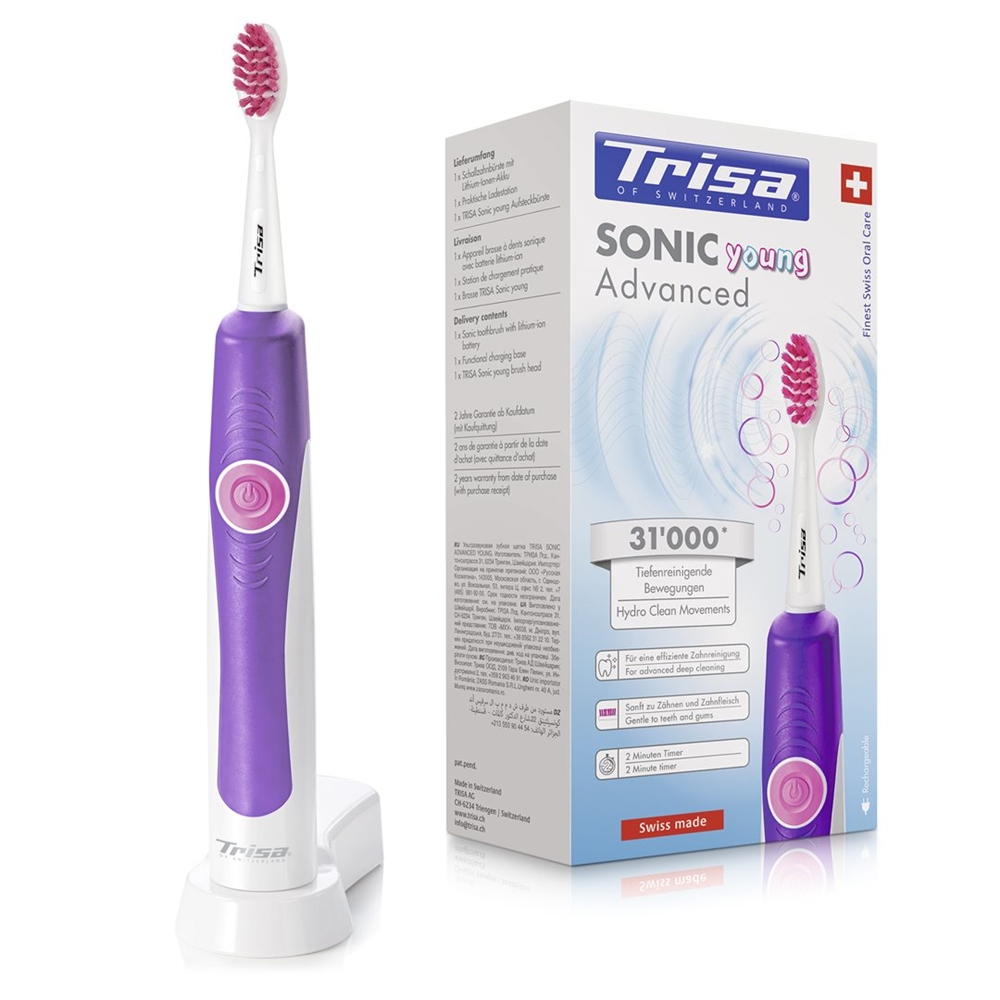 TRISA Sonic Advanced Young Schallzahnbürste<br>1 Stück, Schallzahnbürste