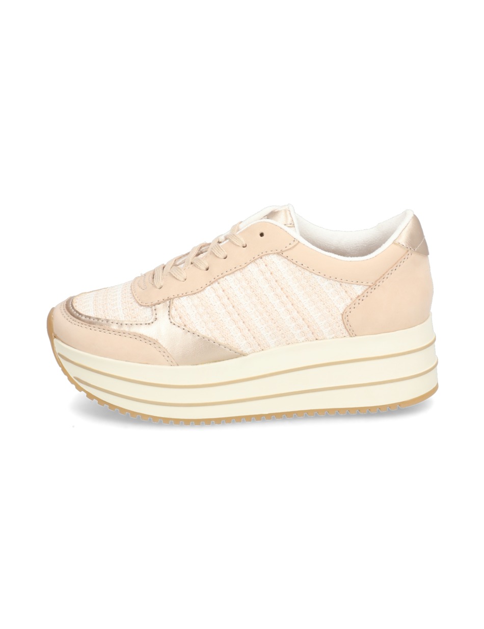 Lederkombination Sneaker