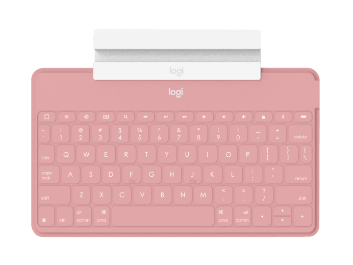Logitech - Keys-To-Go - Pink (Nordic)