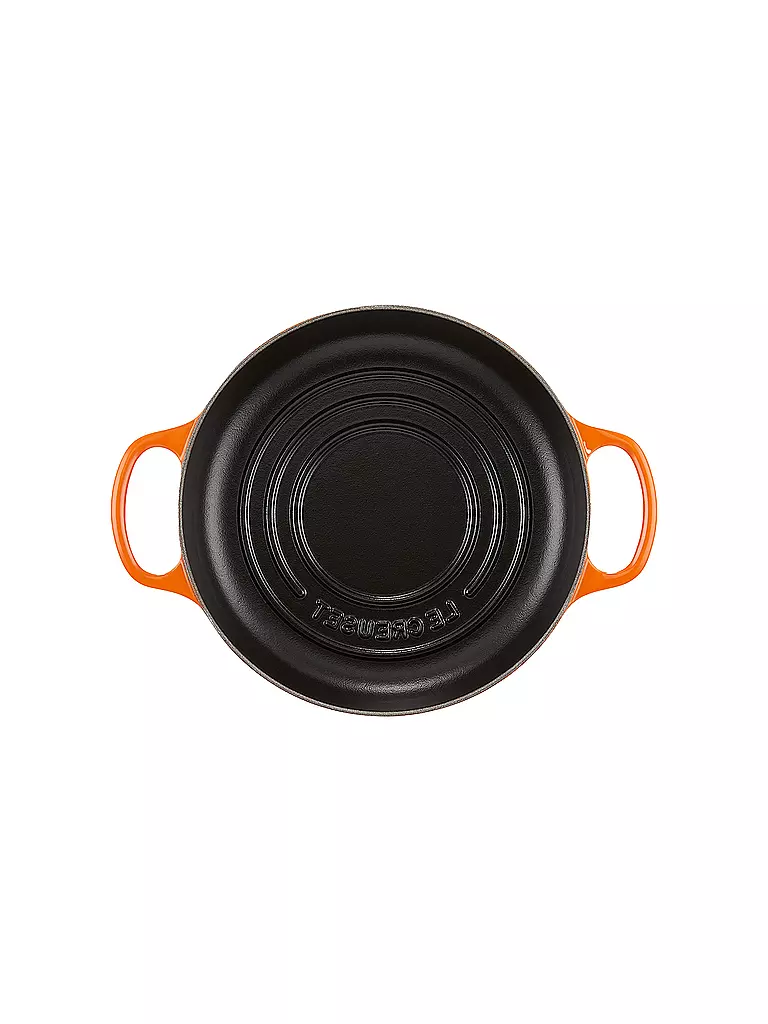 LE CREUSET Brot Bräter aus Gusseisen 24cm Ofenrot orange