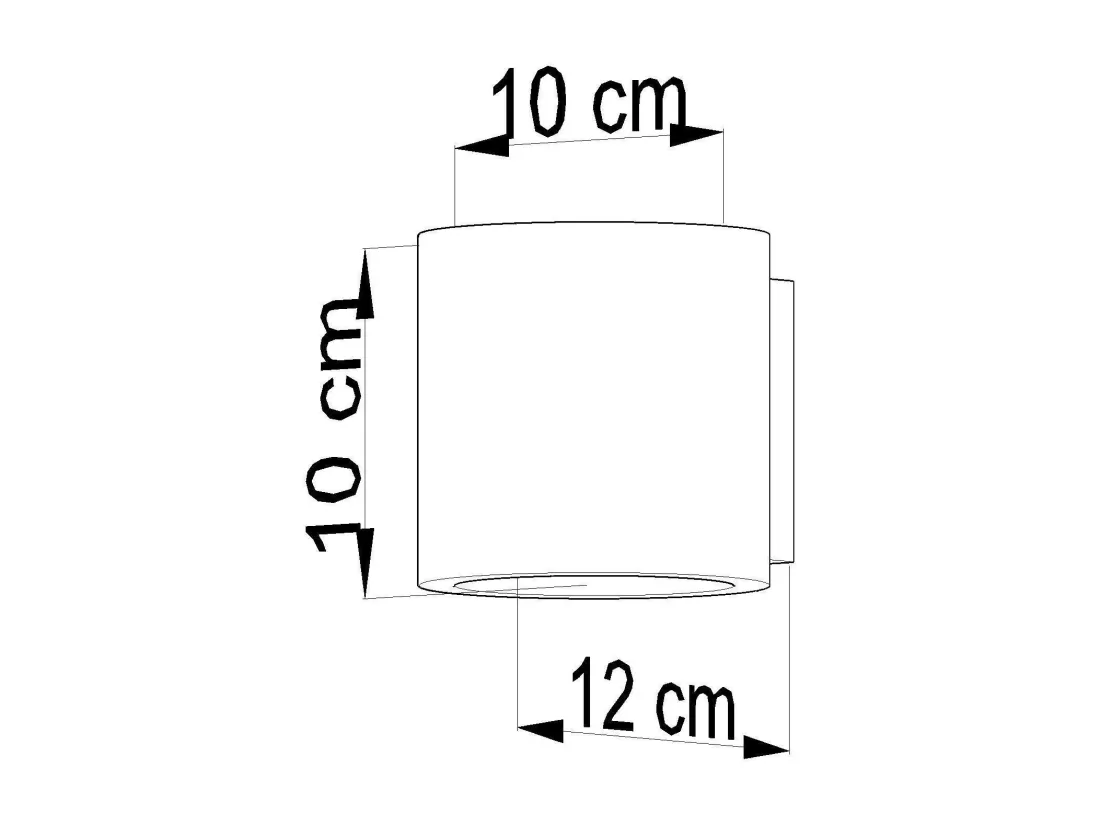 Sollux ORBIS Applique murale à 1 lumière, blanc cassé, G9