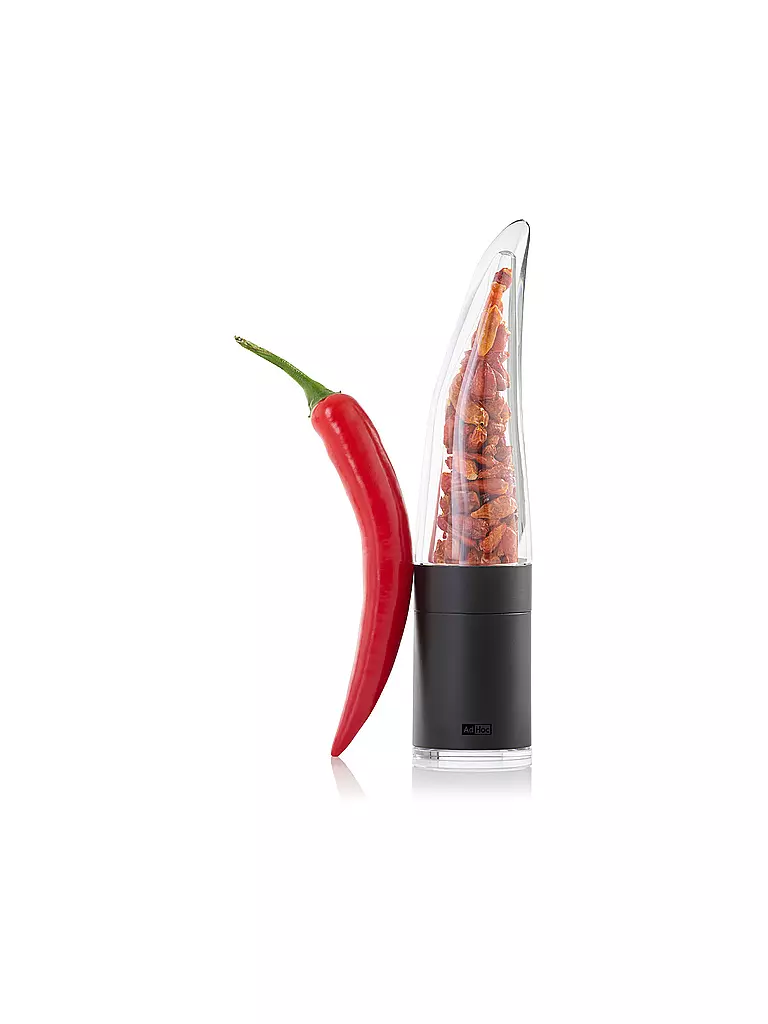 AD HOC Chilischneider PEPE 21cm Edelstahl / Schwarz schwarz