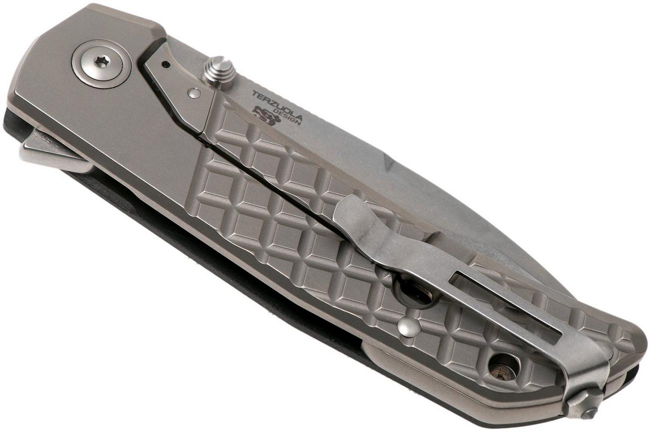 MKM Maximo MM-BCT Black Canvas Micarta zakmes, Bob Terzuola design